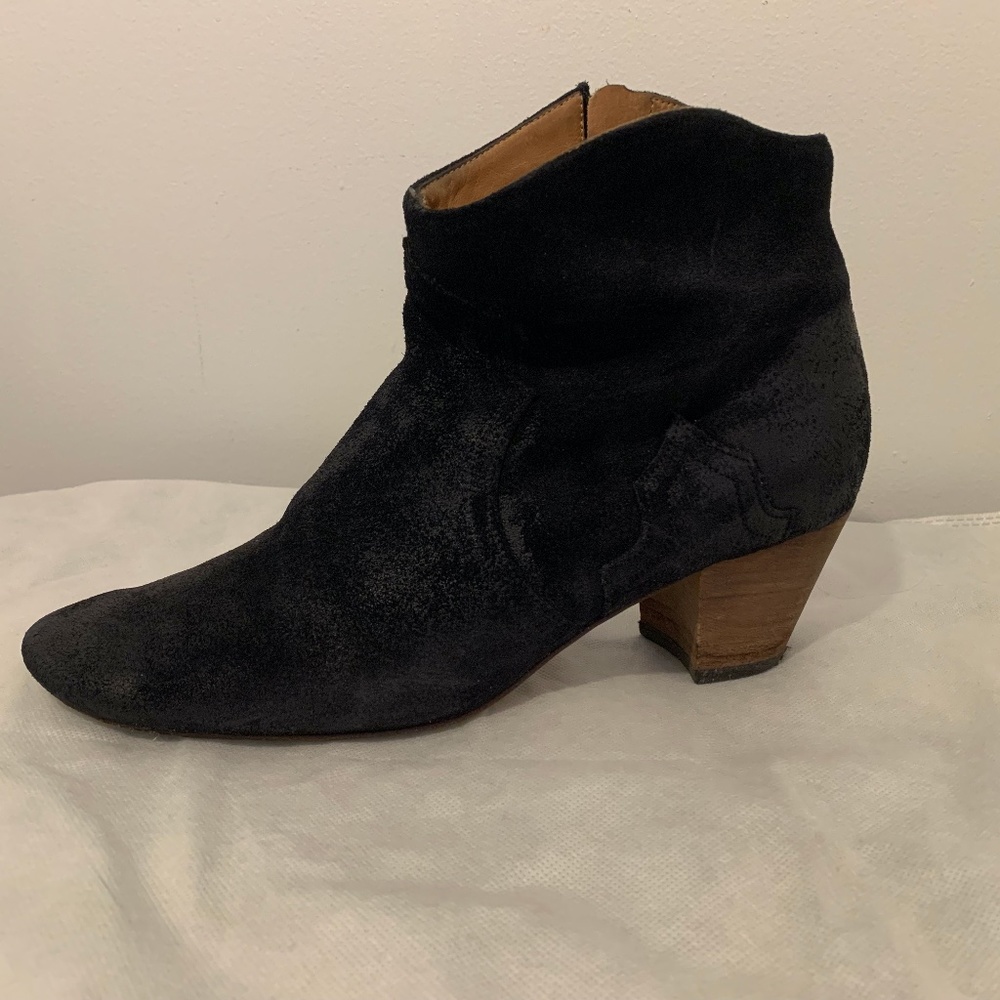 ÉTOILE ISABEL MARANT Suede Western Boots Size: US9 | FR39.5